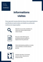 Reprise des visites